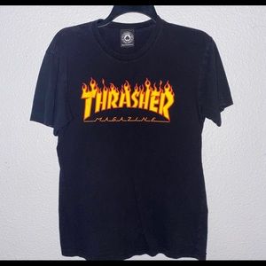 Thrasher flame t shirt